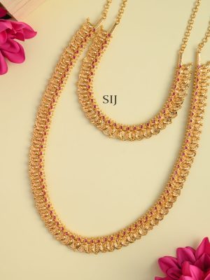 Dual Side Manga with Kasulaperu Jewellery Set AADIJS01347