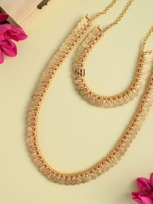 Dual Side Manga with Kasulaperu Jewellery Set AADIJS01347