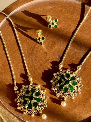 Emerald Pendant Chain VARIPC01136