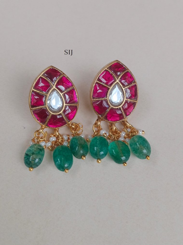 Jadau Kundan Earrings SPAIE02465