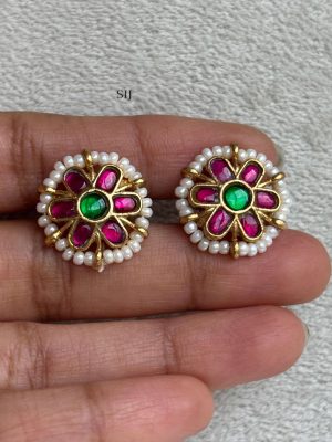 Jadau Kundan Stud Earrings SPAIE02466