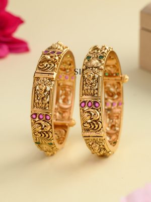 Lakshmi Antique Kada Bangles AADIB01351