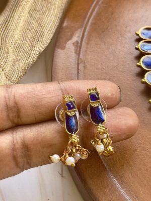 Palakka Blue Stone Necklace VARIN01139
