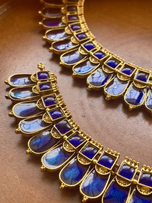 Palakka Blue Stone Necklace VARIN01139