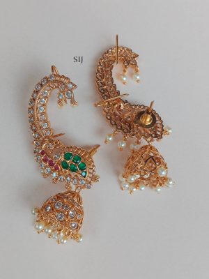 Peacock Ear Cuffs SPAIE02461