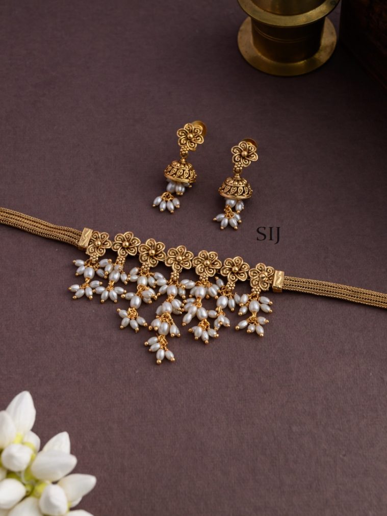 Pearl Guttapusalu Necklace AJPIN03319