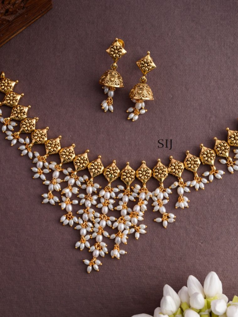 Pearl Guttapusalu Necklace AJPIN03320