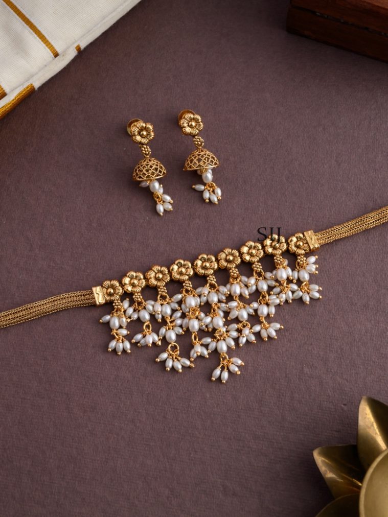 Pearl Guttapusalu Necklace AJPIN03321