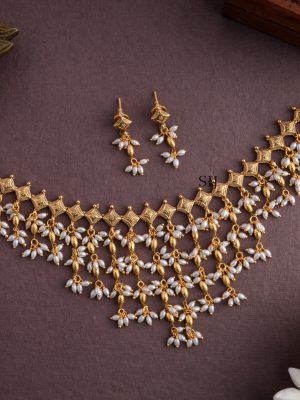 Pearl Guttapusalu Necklace AJPIN03322