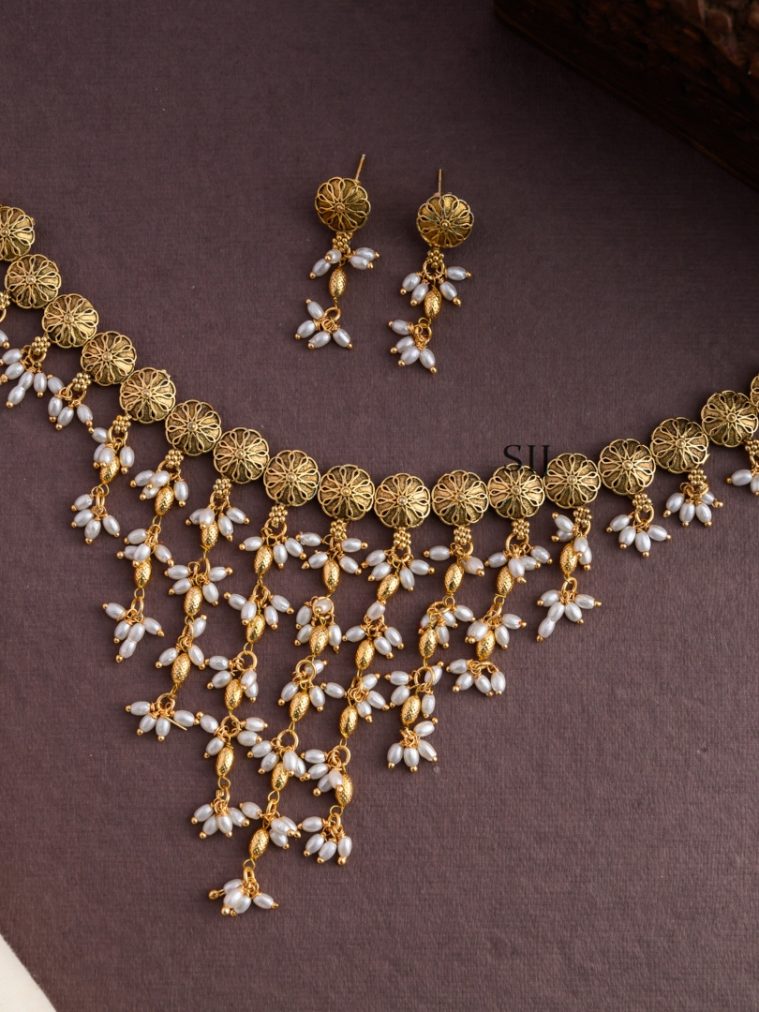 Pearl Guttapusalu Necklace AJPIN03324