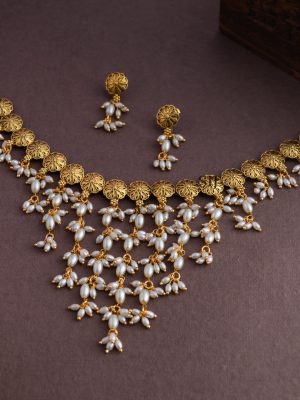 Pearl Guttapusalu Necklace AJPIN03325