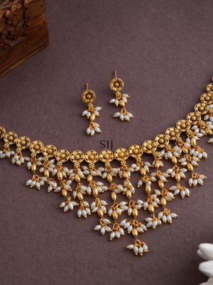 Pearl Guttapusalu Necklace AJPIN03333