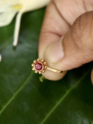 Pink Stone Nose Pin ACCIPN02375