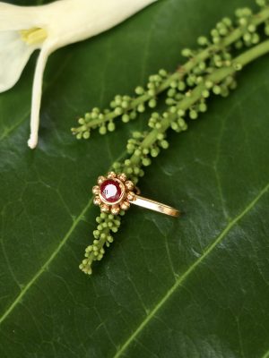 Pink Stone Nose Pin ACCIPN02375