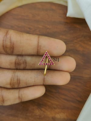 Ruby Nose Pin AJPIPN03253