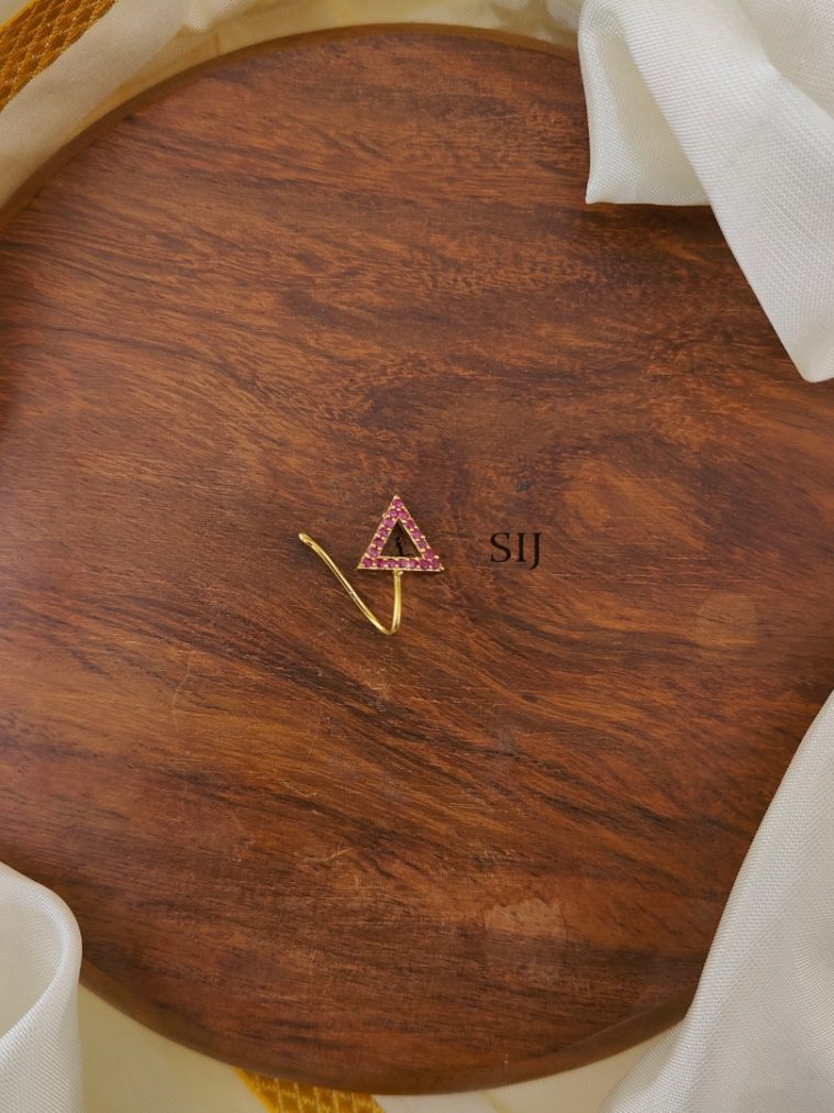 Ruby Nose Pin AJPIPN03253