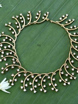 White Stone Necklace ACCIN02358