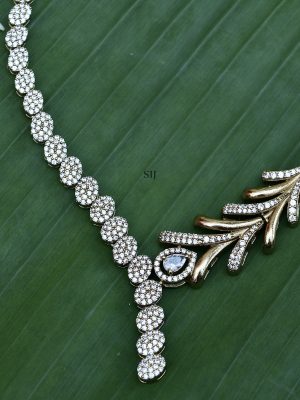 White Stone Necklace ACCIN02361