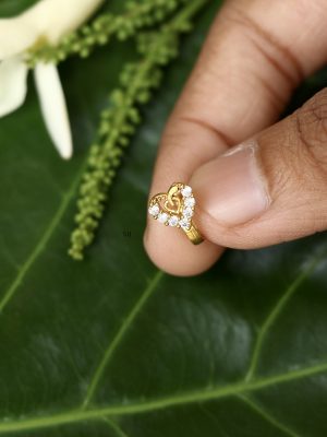 White Stone Nose Pin ACCIPN02377