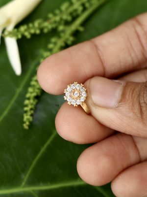 White Stones Nose Pin ACCIPN02379