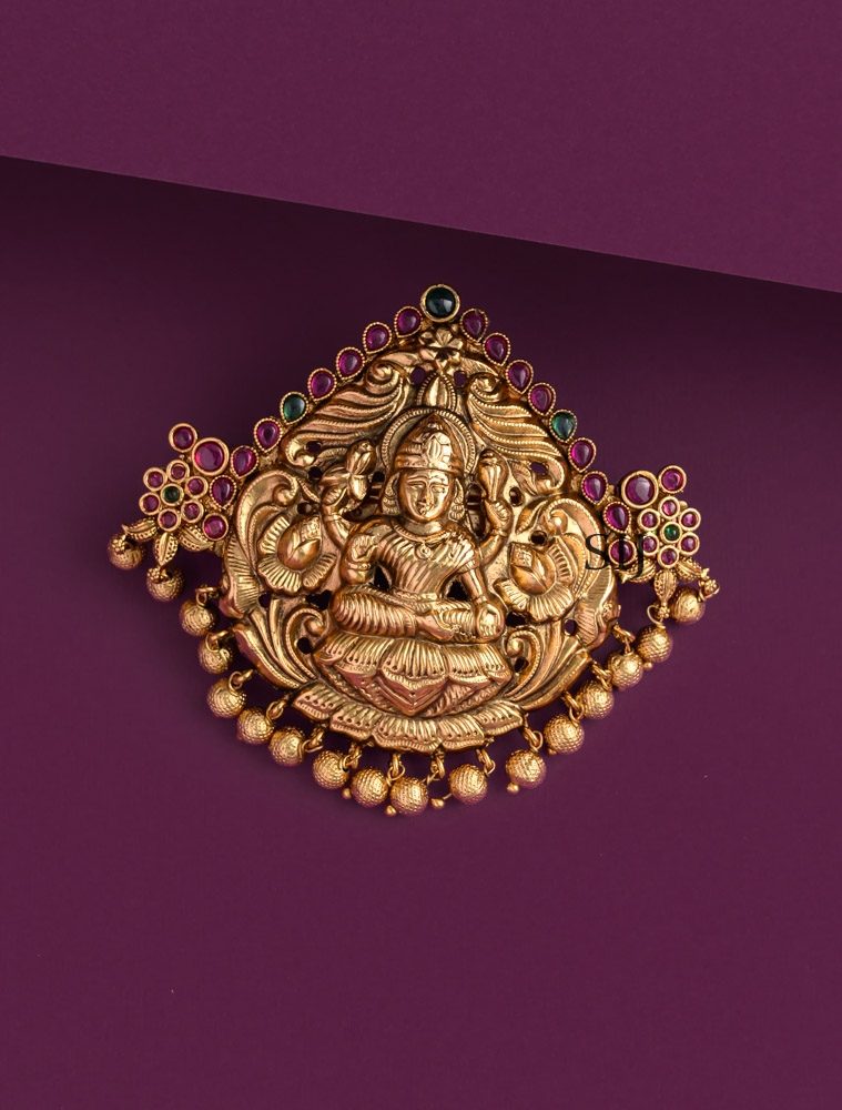 Antique Lakshmi Hair Clip AADIHA01435