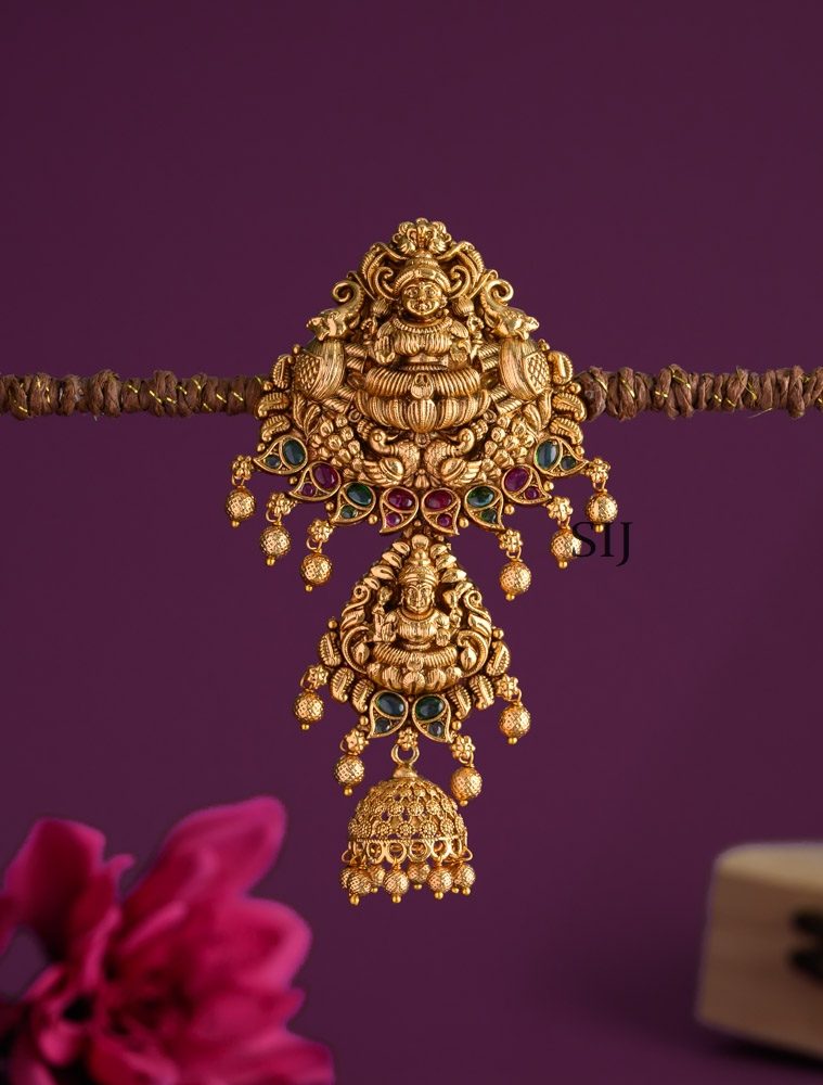 Multi Stone Nagas Lakshmi Jada Billa AADIHA01443