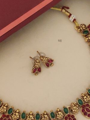 Lakshmi Ruby Mango Necklace ABDIN02180