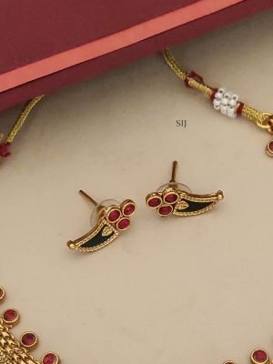 Hand Painted Palakka Necklace ABDIN02182