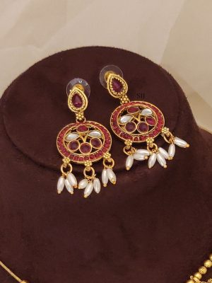 Ruby Kemp Guttapusalu Hasli Necklace ABDIN02183