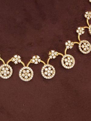 White Stone Necklace ABDIN02185