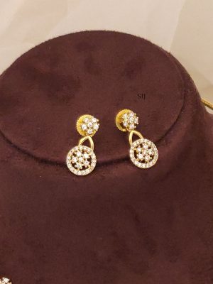 White Stone Necklace ABDIN02185