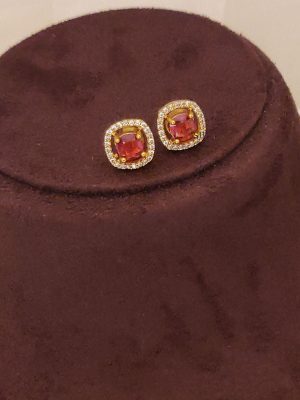 Antique Red Stone Attigai Necklace ABDIN02192