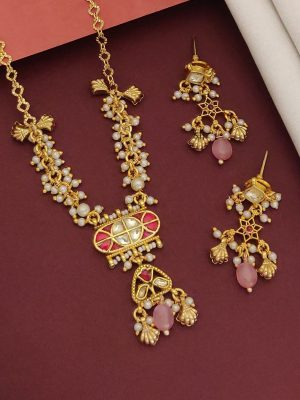 Antique Polki Kundan Pendant Chain ABDIPC02195