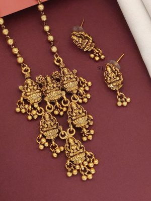 Antique Beads Lakshmi Pendant Chain ABDIPC02196