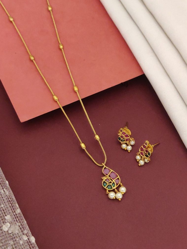 Kemp Peacock Pendant Chain ABDIPC02197