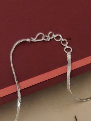 Silver Plated White Stone Necklace ABDIN02204