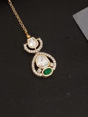 AD Polki Kundan Tikka ABDITK02207