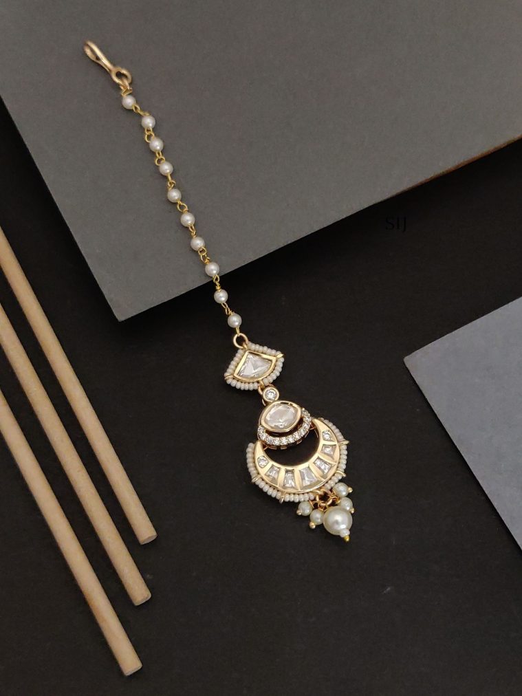 Pearl Polki Tikka ABDITK02208