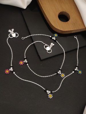 Silver Plated Anklets ABDIAN02215