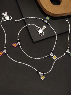Silver Plated Anklets ABDIAN02215