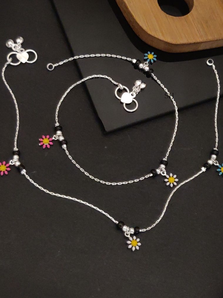 Silver Plated Anklets ABDIAN02215