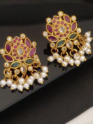 Pearl Kemp Ear Studs ABDIE02221
