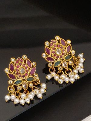 Pearl Kemp Ear Studs ABDIE02221