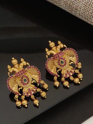 Peacock Antique Earrings ABDIE02223