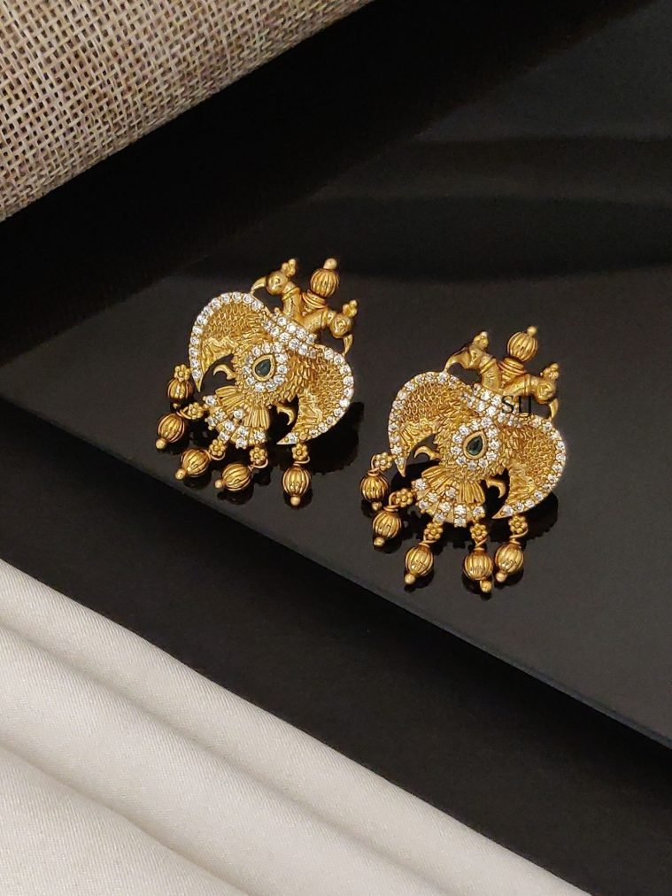 Peacock Antique Earrings ABDIE02224