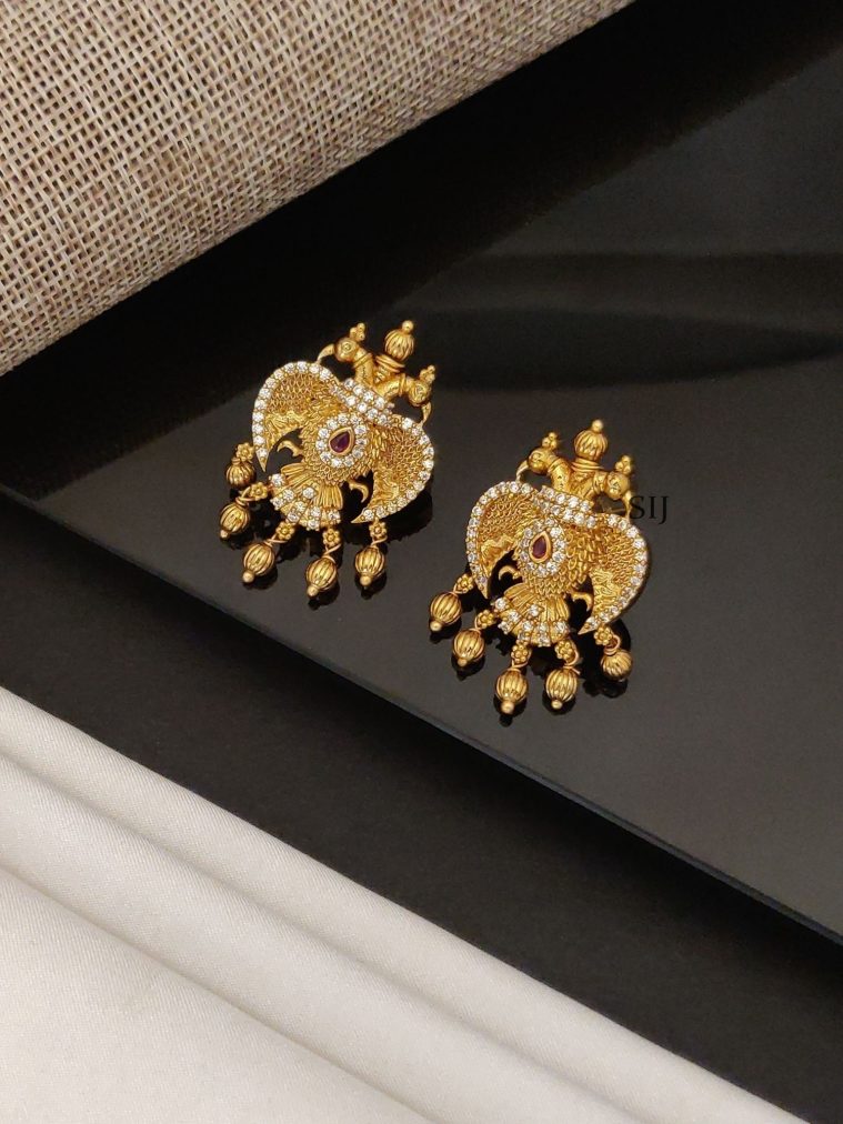Peacock Antique Earrings ABDIE02225