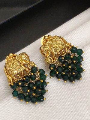 Elephant Beaded Earrings ABDIE02226
