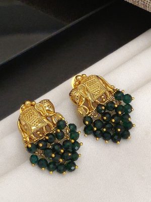 Elephant Beaded Earrings ABDIE02226