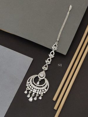 Silver Plated AD Tikka ABDITK02229