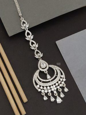 Silver Plated AD Tikka ABDITK02229